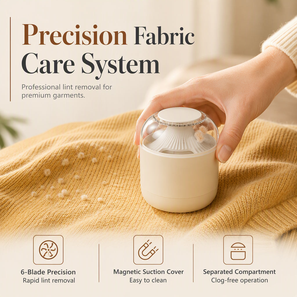 🧶 Electric Fabric Shaver with Magnetic Cover