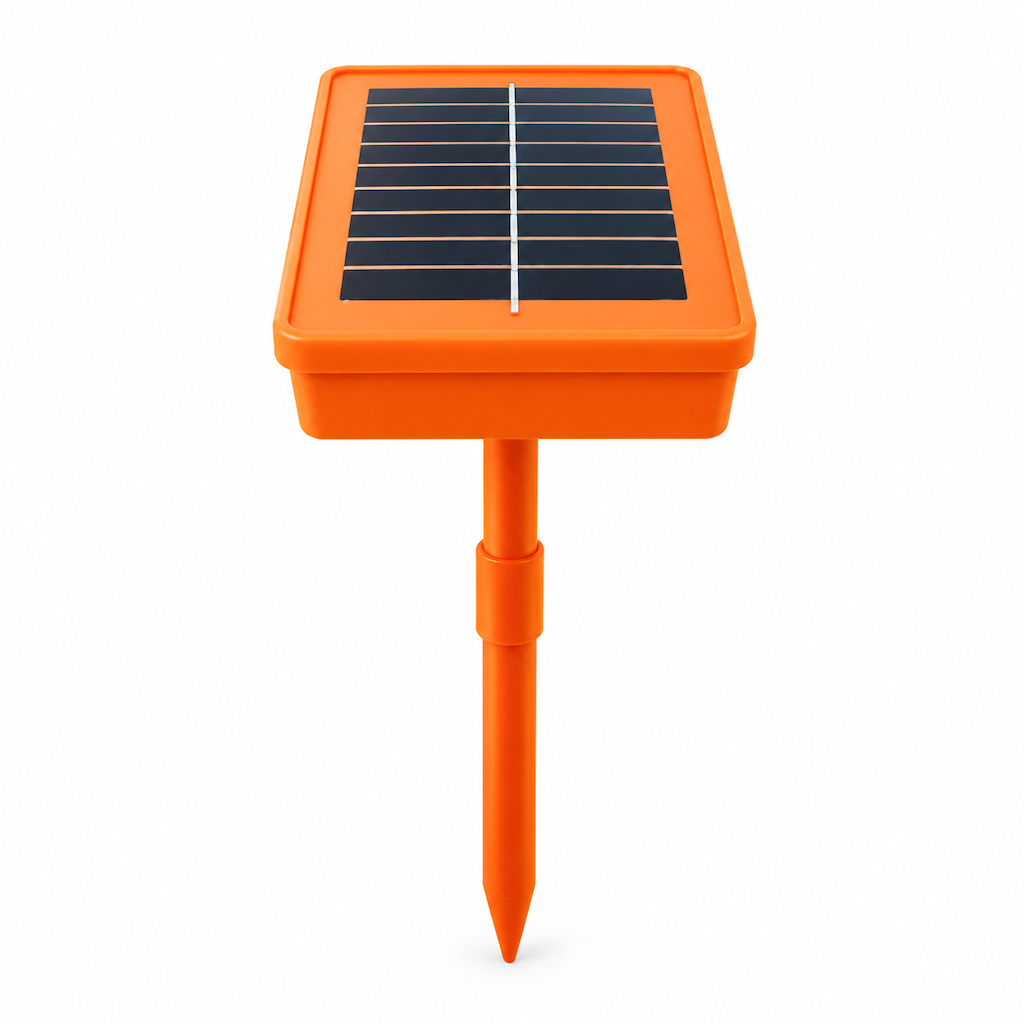 ☀️ Solar-Powered Garden Rodent Deterrent – Cat Sound Device