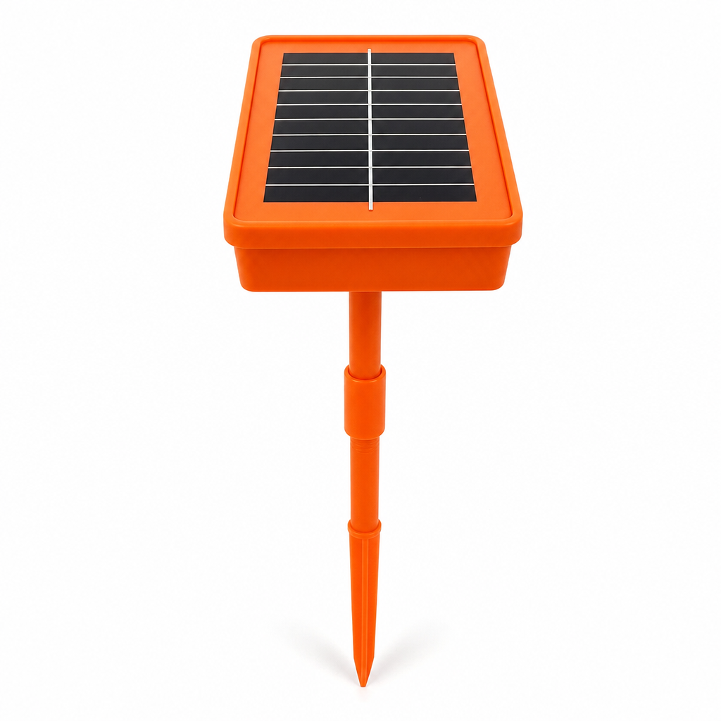 ☀️ Solar-Powered Garden Rodent Deterrent – Cat Sound Device