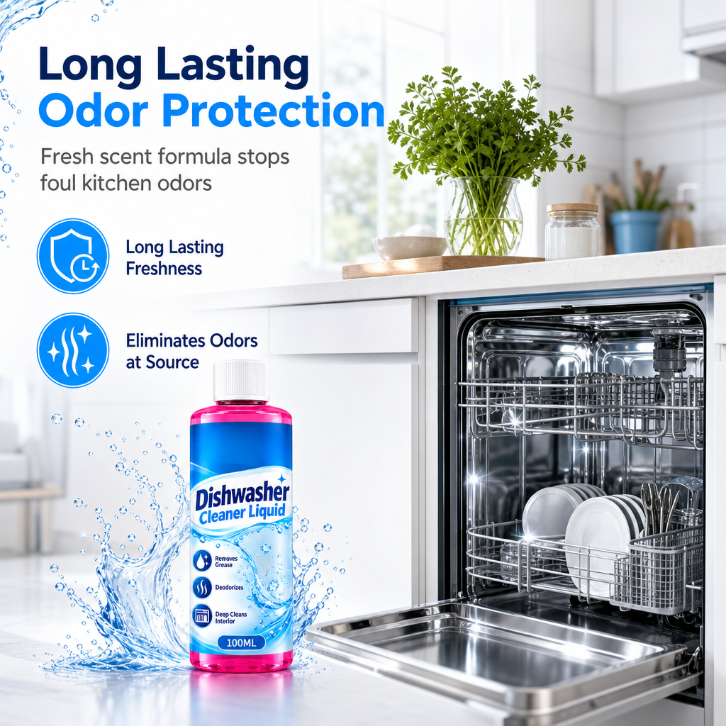 🧼 Dishwasher Deep Cleaner for Grease & Limescale Buildup