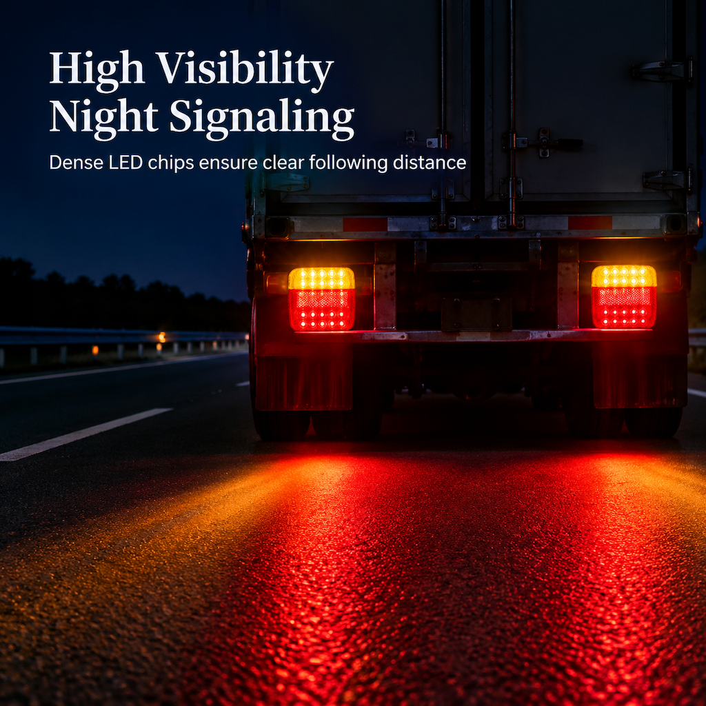 🚛 LIMITED-TIME 50% OFF! 💡 26-LED Dual-Color Tail Lights – Bright, Waterproof, 12V/24V ✅