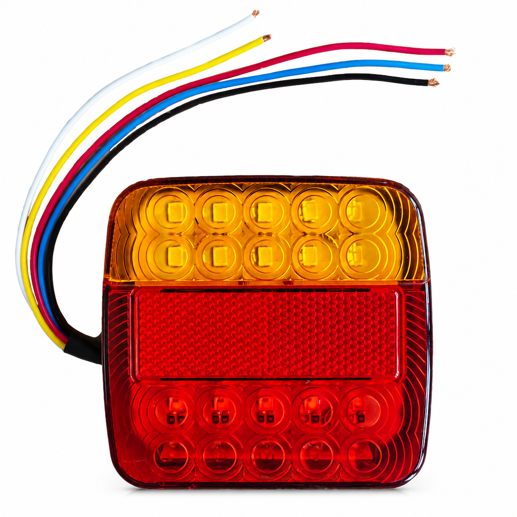 🚛 LIMITED-TIME 50% OFF! 💡 26-LED Dual-Color Tail Lights – Bright, Waterproof, 12V/24V ✅