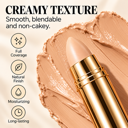 Natural Seamless Concealer Stick – 3-In-1 Conceal, Brighten & Sculpt