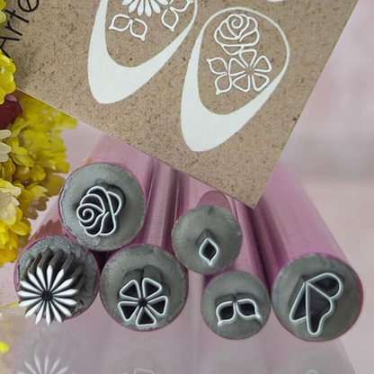 🌸 Metal Nail Art Stamping Tool Set