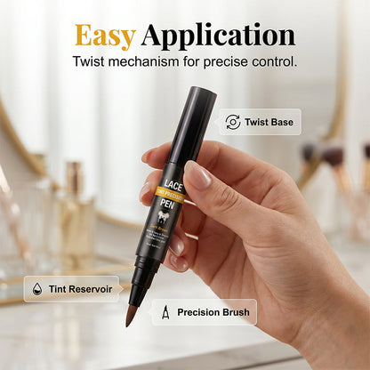 Melt Lace Knots Instantly! Sweat-Resistant Wig Scalp Tint Pen