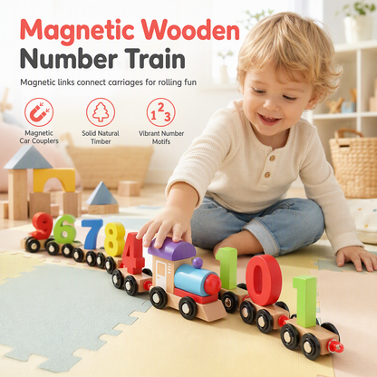 🚂 Magnetic Number Train for Kids | Educational Building Toy for Learning Through Play