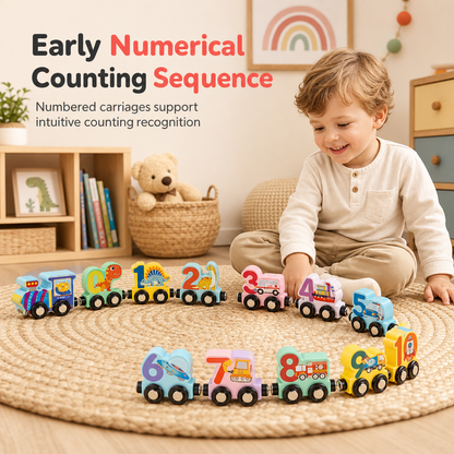 🚂 Magnetic Number Train for Kids | Educational Building Toy for Learning Through Play
