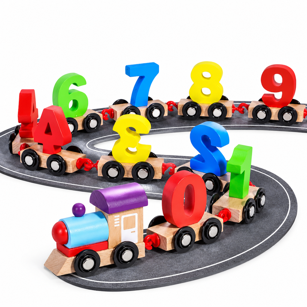 🚂 Magnetic Number Train for Kids | Educational Building Toy for Learning Through Play