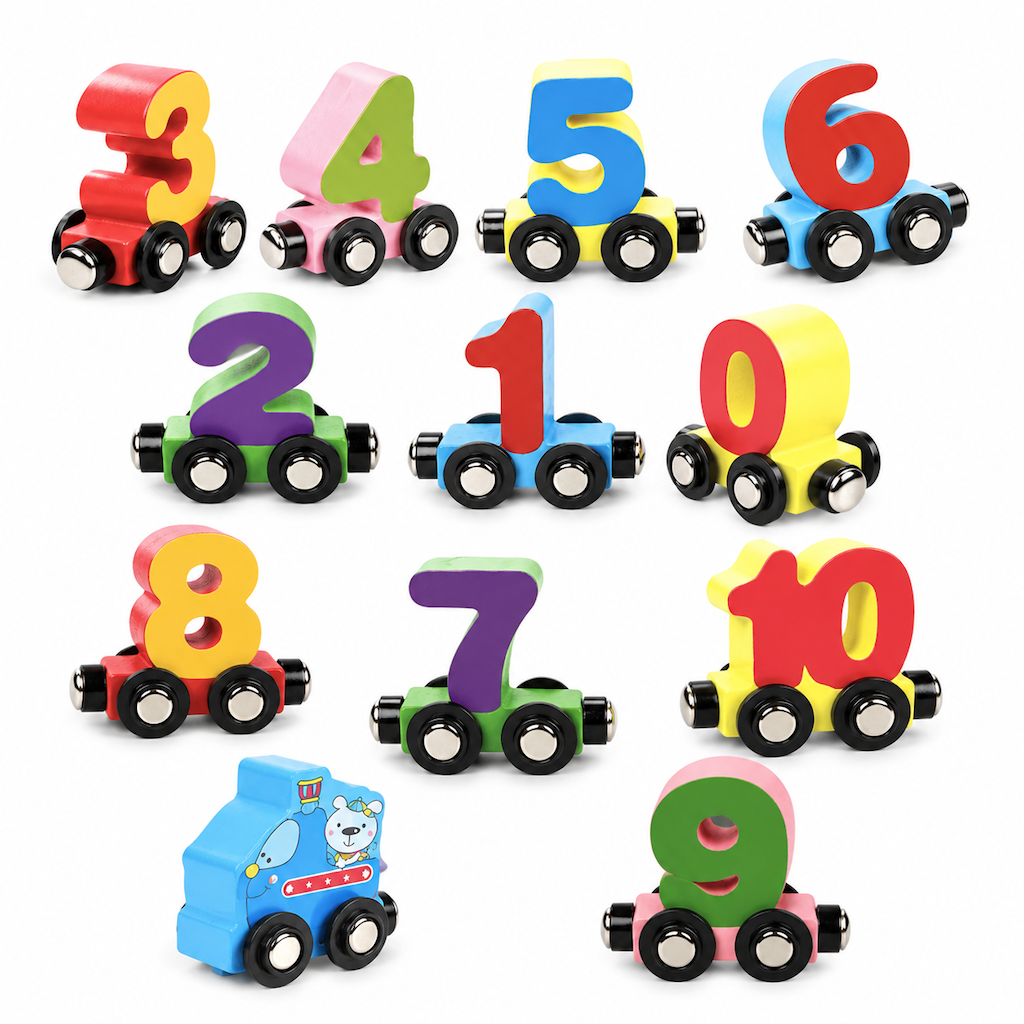 🚂 Magnetic Number Train for Kids | Educational Building Toy for Learning Through Play