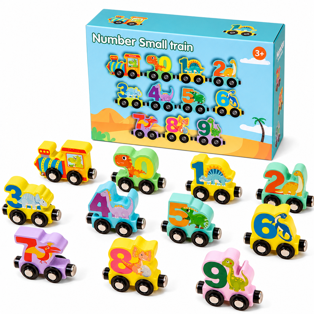 🚂 Magnetic Number Train for Kids | Educational Building Toy for Learning Through Play