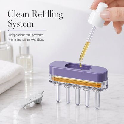 Scalp Applicator Comb with Dropper