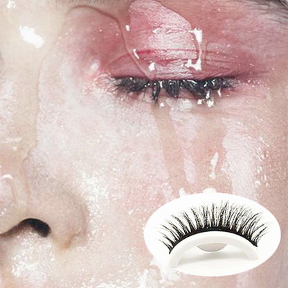 🔥50% OFF!!📢👁️ 2 Pairs Reusable Long Self-Adhesive Eyelashes – No Glue Needed, Just Peel, Press & Go for Quick, Fluttery Lash Looks ✨
