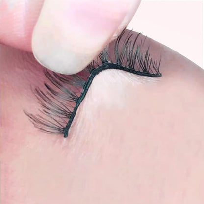 🔥50% OFF!!📢👁️ 2 Pairs Reusable Long Self-Adhesive Eyelashes – No Glue Needed, Just Peel, Press & Go for Quick, Fluttery Lash Looks ✨