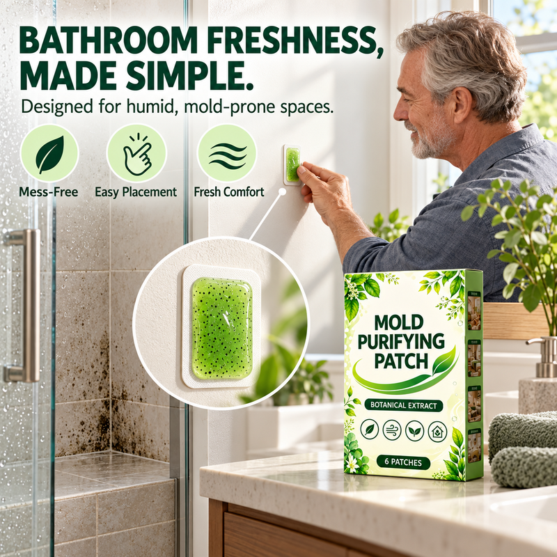 🏠 6-Piece Adhesive Surface-Care Patches | Bathroom & Kitchen Placement