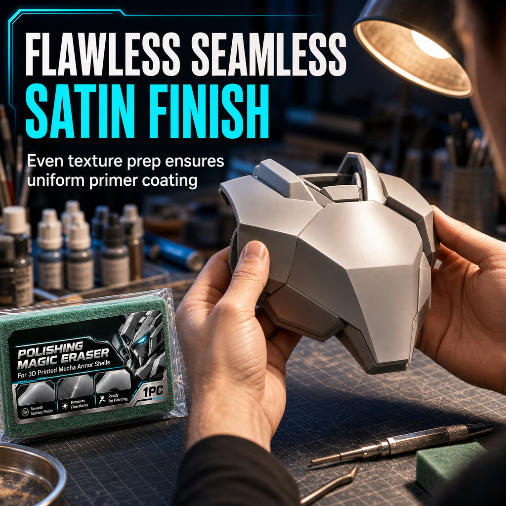 Sanding and Polishing Sponge Block for 3D Printed Models