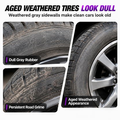 🚗 Tire & Black Trim Shine Gel