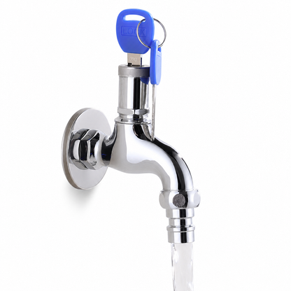 Lockable Outdoor Water Faucet with Key