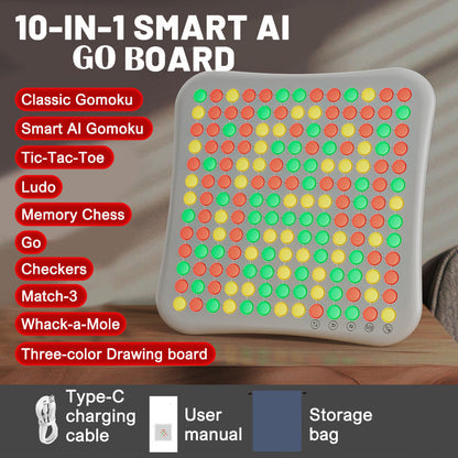Learn Go Strategy Instantly! AI-Powered Interactive LED Go Board