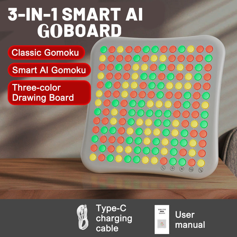 Learn Go Strategy Instantly! AI-Powered Interactive LED Go Board