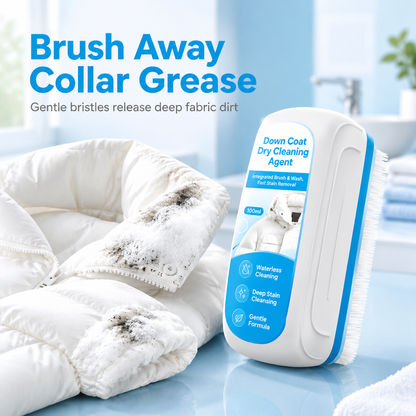 Target Stubborn Stains Instantly! No-Wash Built-In Brush Remover