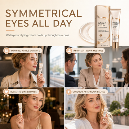 Ditch Eyelid Tape Instantly! Invisible Double Eyelid Styling Gel