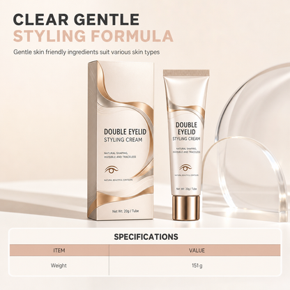 Ditch Eyelid Tape Instantly! Invisible Double Eyelid Styling Gel