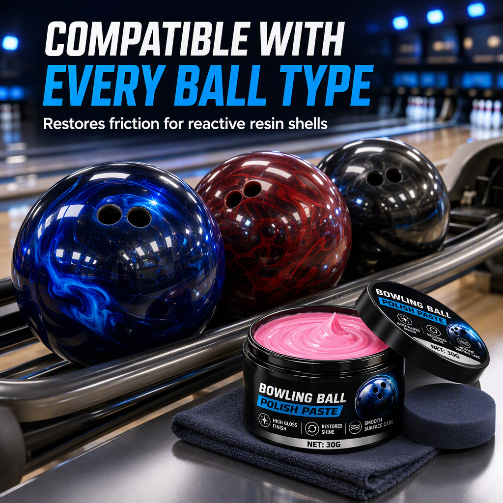 🎳 Bowling Ball Polishing Paste, 30g | Surface Shine & Maintenance