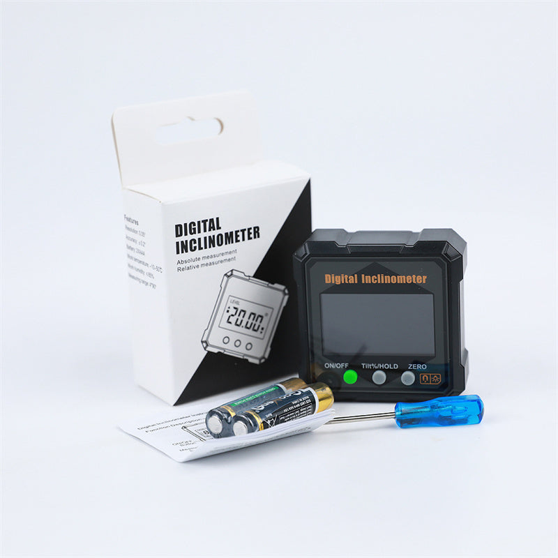 ⚡ 50% OFF! ✨ IP54 Magnetic Digital Angle Finder & Inclinometer with Backlit LCD Screen 📐