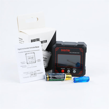 ⚡ 50% OFF! ✨ IP54 Magnetic Digital Angle Finder & Inclinometer with Backlit LCD Screen 📐
