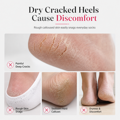 Waterproof Electric Foot Callus Remover with Red and Blue Light Care Microcrystalline Foot Grinder and Spray