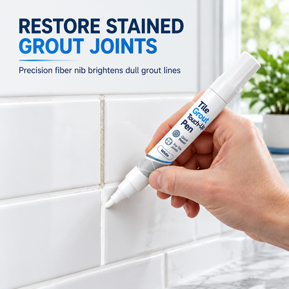 White Tile Grout Repair Pen