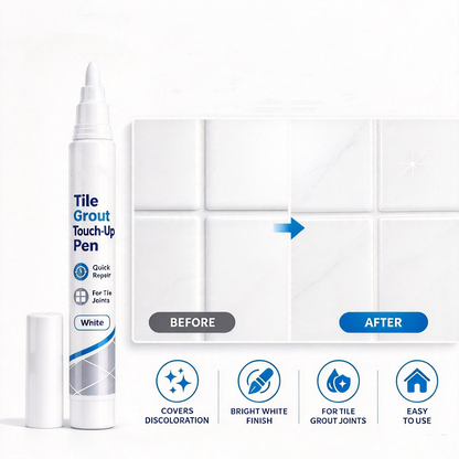 White Tile Grout Repair Pen
