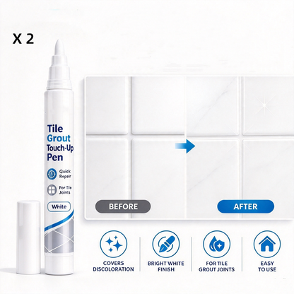 White Tile Grout Repair Pen