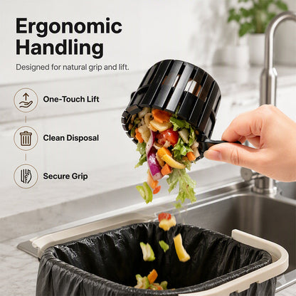 🚰 Gravity-Scrape Kitchen Sink Strainer Basket