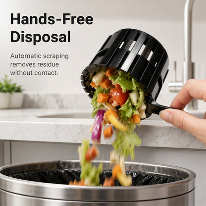 🚰 Gravity-Scrape Kitchen Sink Strainer Basket