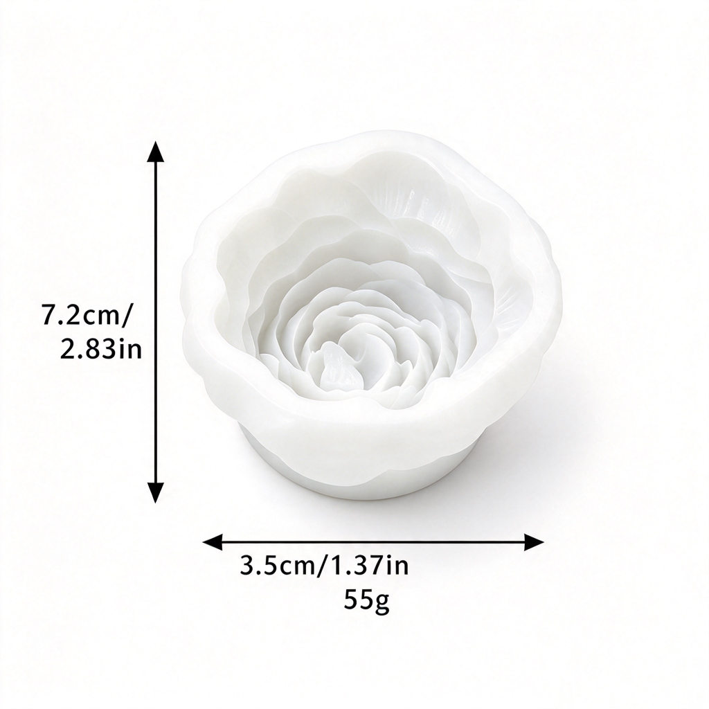 Peony Flower Silicone Mold for Cake
