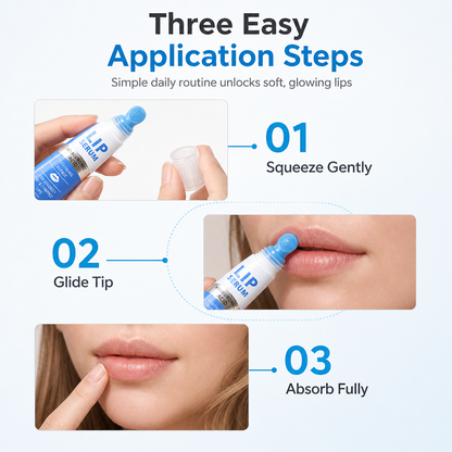 Moisturizing Lip Balm Serum for Hydrating Lip Care and Reducing Lip Lines 15ml