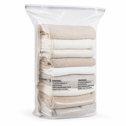 Vacuum Compression Storage Bags for Clothes PA and PE Space Saving Sealed Bags for Travel and Home Storage