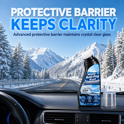 Car Glass Anti Fog and Anti Freeze Paste Winter Defogging and Anti Condensation Cream for Windshield and Rearview Mirror