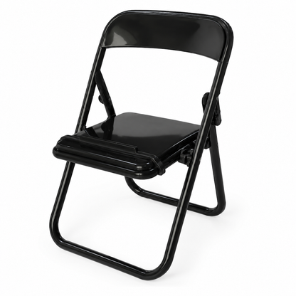 Cute Chair Shaped Cell Phone Stand Creative Desktop Holder and Decorative Ornament for Dormitory