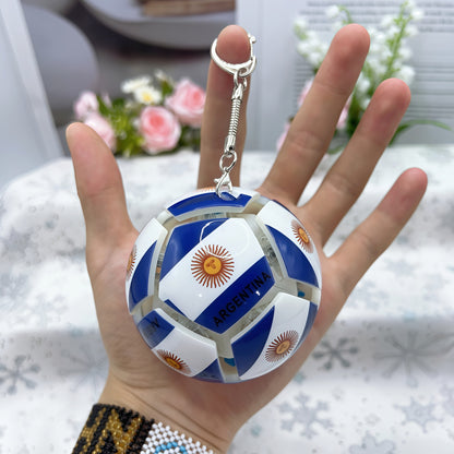 Mini Football Fidget Keychain Stress Relief Toy